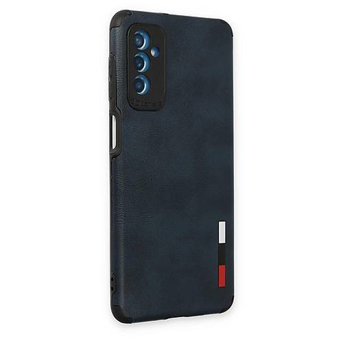 Galaxy M52 5G K�l�f Loop Deri Silikon - Lacivert