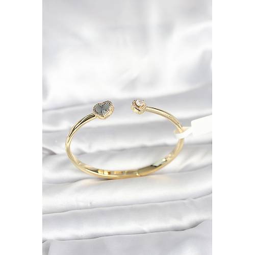 Pirin� Gold Renk Kalpli Model Kad�n Kelep�e Bileklik