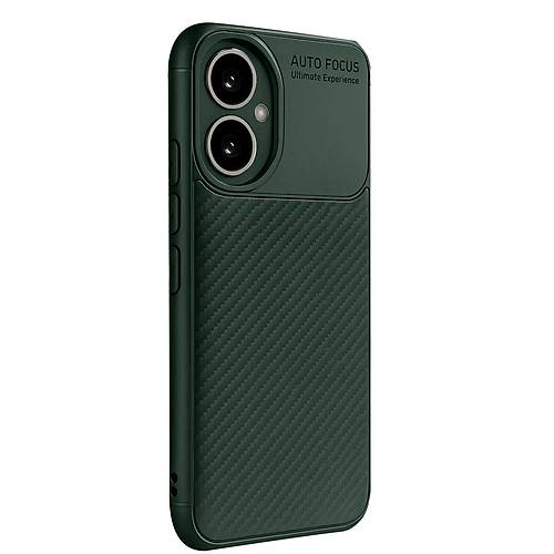 400 K�l�f Auto Focus Karbon Kapak - Koyu Ye�il
