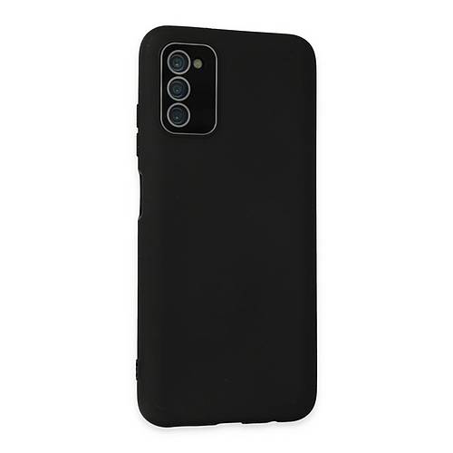 Galaxy A03S K�l�f Lansman Glass Kapak - Siyah