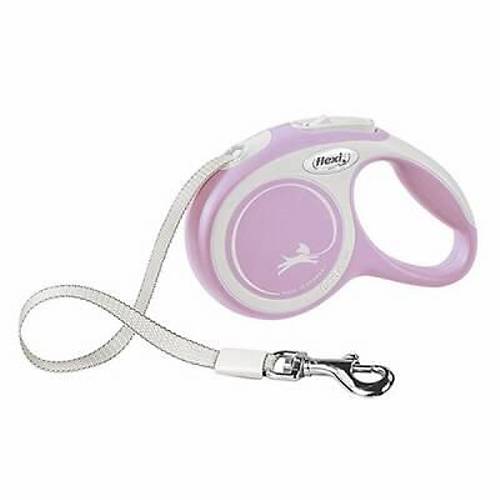 New Comfort Otomatik �erit K�pek Gezdirme Tasmas� Medium 5 Mt Rose