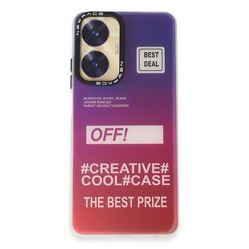 Realme C55 K�l�f Estoril Desenli Kapak - Estoril - 9