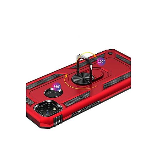 Redmi 9C K�l�f Sofya Y�z�kl� Silikon Kapak - Gold