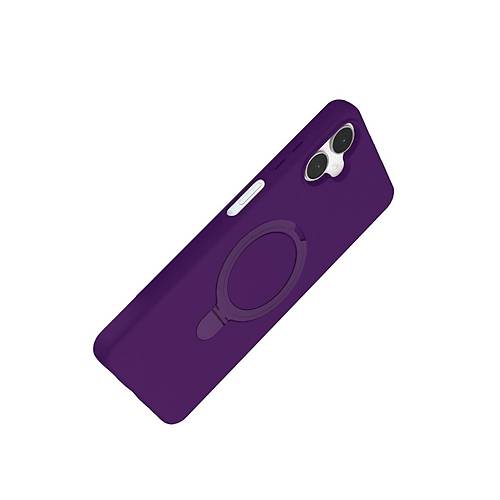 Galaxy A06 Regal Magsafe Standl� Kapak - Derin Mor