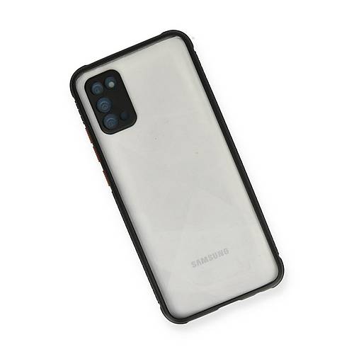 Galaxy A02S K�l�f Miami �effaf Silikon - Siyah