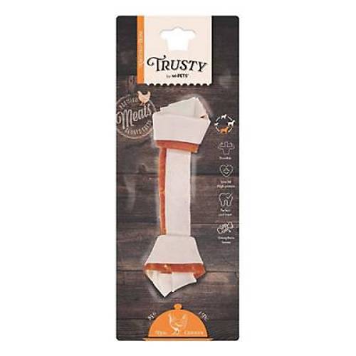 Trusty Tavuklu D���ml� Kemik K�pek �d�l� 85 Gr 20,3 Cm