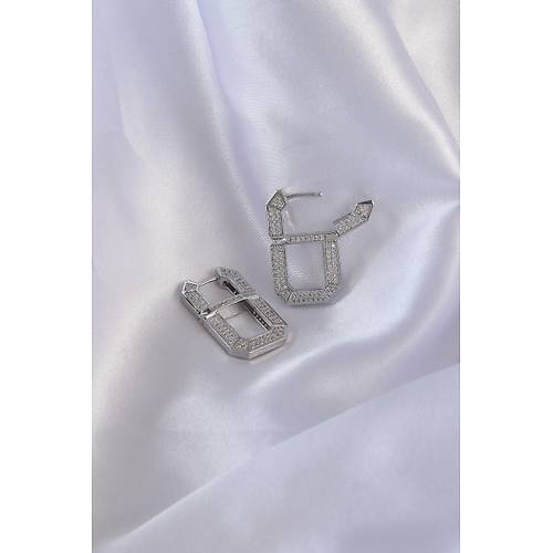 Vip Seri Pirin� G�m�� Renk Zirkon Ta�l� Serenay K�pesi