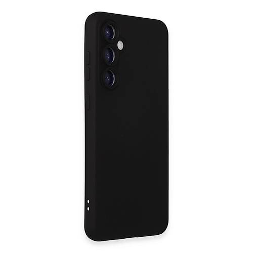 Galaxy S24 Plus K�l�f Nano i�i Kadife Silikon - Siyah
