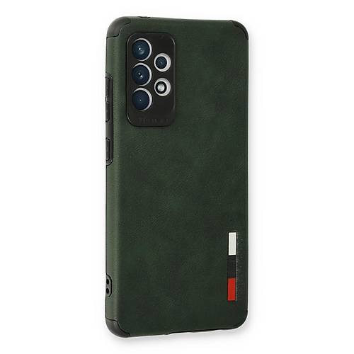 Galaxy A33 5G K�l�f Loop Deri Silikon - Ye�il