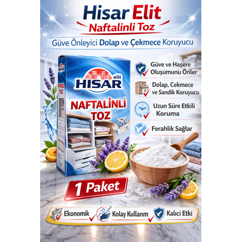 Hisar Elit Naftalinli Toz G�ve �nleyici Dolap ve �ekmece Koruyucu 1 Adet