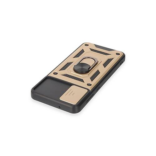Galaxy A04E K�l�f Pars Lens Y�z�kl� Silikon - Gold