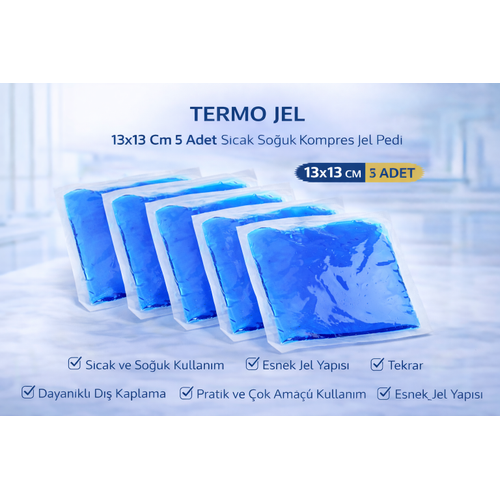Termo Jel 13x13 Cm 5 Adet S�cak So�uk Kompres Jel Pedi