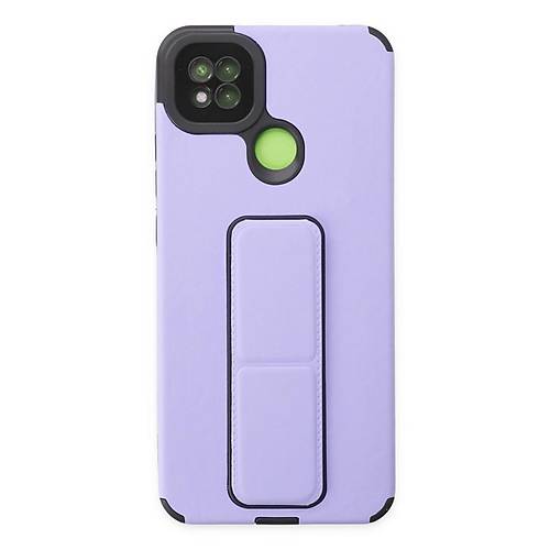 Redmi 9C K�l�f Mega Standl� Silikon - Lila