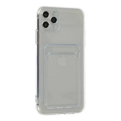 iPhone 11 Pro Max K�l�f Kart �effaf Silikon - �effaf