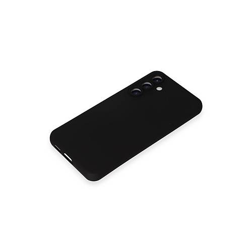 Galaxy S24 Plus K�l�f Nano i�i Kadife Silikon - Siyah