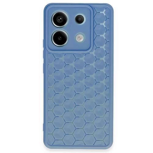 Redmi Note 13 Pro 5G K�l�f Petek Silikon Kapak - Mavi