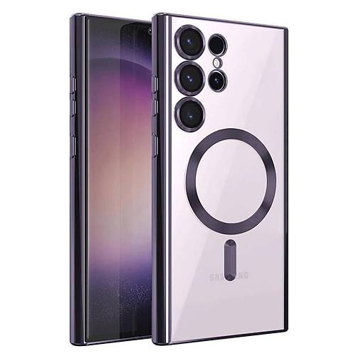 Galaxy S25 Ultra K�l�f Kross Magneticsafe Kapak - Mor