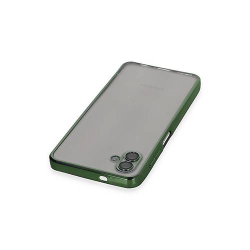 Galaxy A04 K�l�f Razer Lensli Silikon - Ye�il