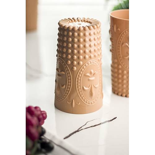 Akrilik Bal Tekli Uzun Bardak & Su Me�rubat Barda�� 750 ml ( B�y�k Boy & Cam De�ildir )