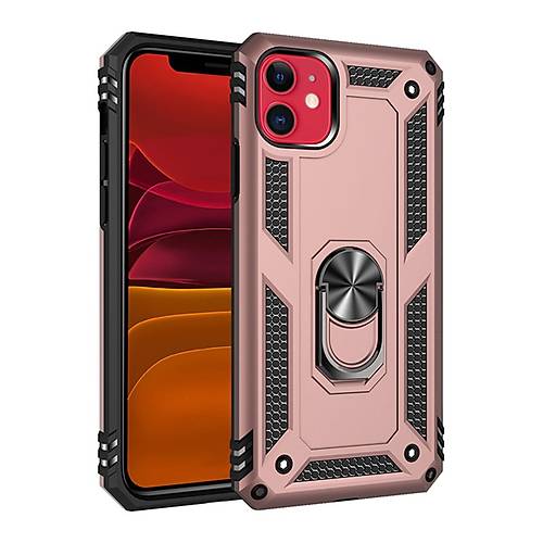 iPhone 11 K�l�f Sofya Y�z�kl� Silikon Kapak - Rose