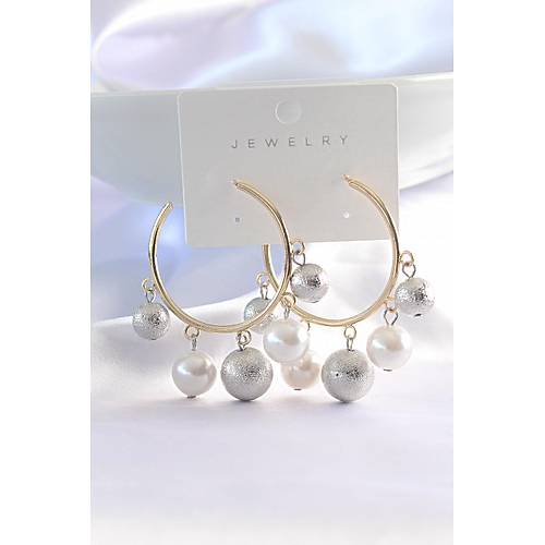 Pirin� G�m�� Renk Top�uk Model Gold Renk Halka K�pe