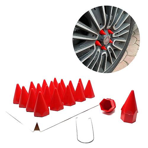 Sivri Mermi Bijon Kapa�� S�kme Aparatl� K�rm�z� 17mm