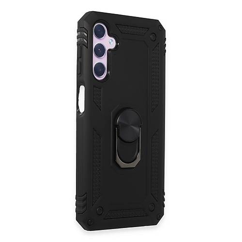 Galaxy A14 4G K�l�f Sofya Y�z�kl� Silikon Kapak - Siyah