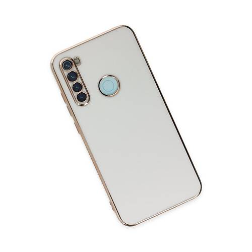 Redmi Note 8 K�l�f Volet Silikon - Beyaz