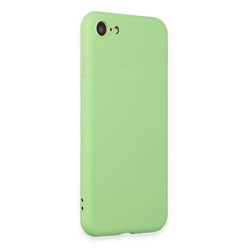 iPhone 7 K�l�f First Silikon - A��k Ye�il