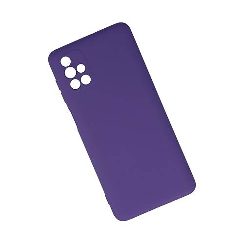 Galaxy M51 K�l�f Nano i�i Kadife Silikon - Mor