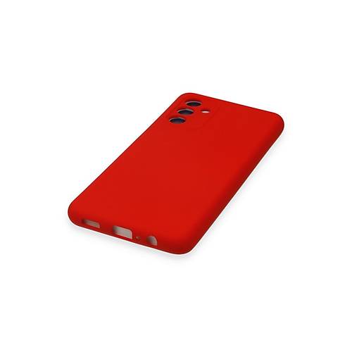 Galaxy A14 4G K�l�f Nano i�i Kadife Silikon - K�rm�z�