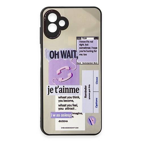 Galaxy A04 K�l�f Mirror Desenli Kapak - Mirror - 4