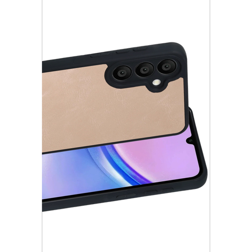 Galaxy A57 5G Aras Deri Kapak - Pudra