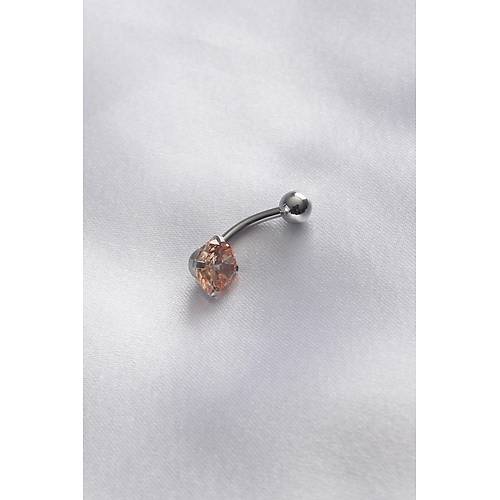316L Cerrahi �elik Zirkon Ta�l� Toplu G�bek Piercing