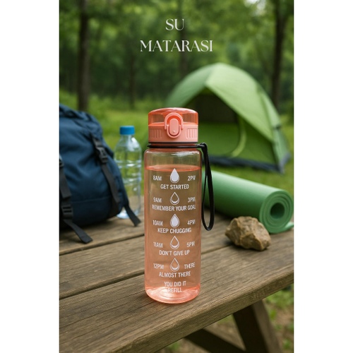 Suluk & Su �i�esi & Sporcu Matara Turuncu 1000 ml