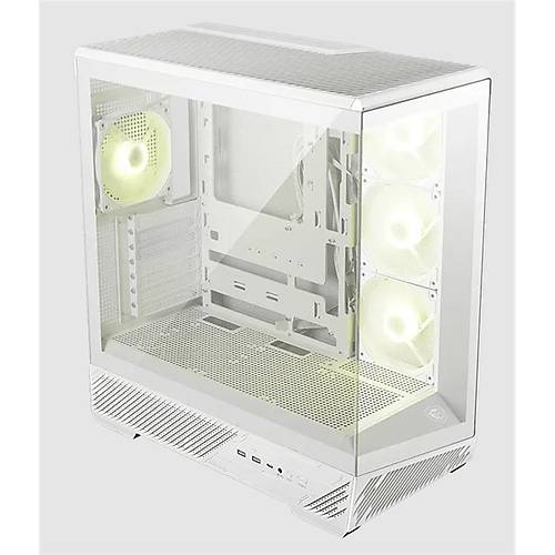 MSI MAG PANO 130R PZ TEMPERL� CAM 3X120MM REVERSE ARGB 1X120MM ARGB FAN ATX PANORAM�K GAM�NG B�LG�SAYAR KASASI