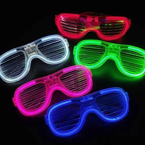 Glow Model Led I��kl� Parti G�zl��� 3 Modlu 5 Renk 5 Adet