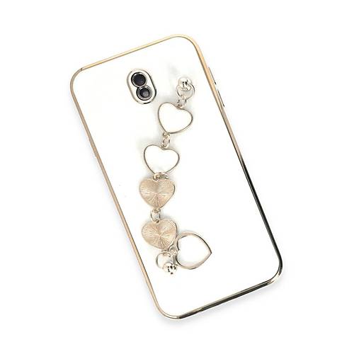 Galaxy J7 Pro / J730 K�l�f Esila Silikon - Beyaz