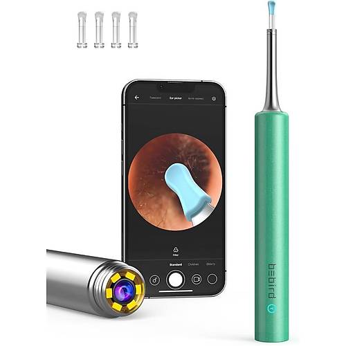 BEBIRD T5 3MP KAMERA 3.5MM LENS �ARJLI WIFI G�R�NT�L� KULAK TEM�ZLEY�C� YE��L RENK