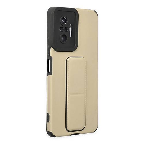 Redmi Note 10 Pro K�l�f Mega Standl� Silikon - Gold