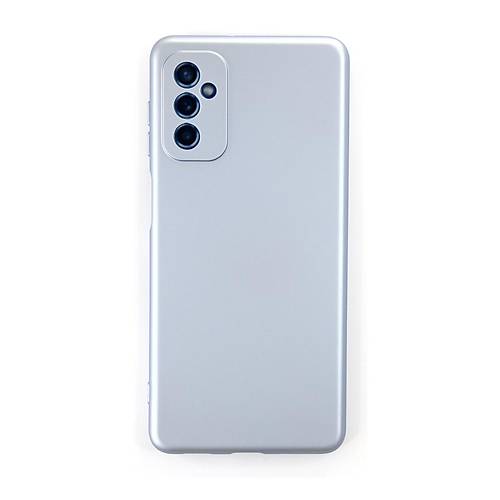 Galaxy M52 5G K�l�f Nano i�i Kadife Silikon - Sky Blue