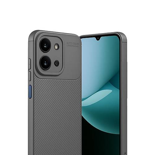Redmi 15C 4G Auto Focus Karbon Kapak - Gri
