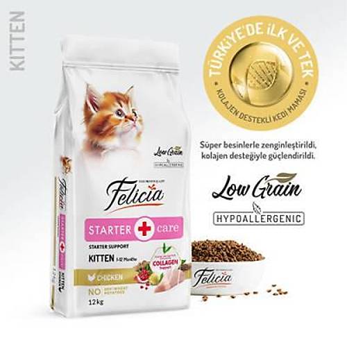 Hypoallergenic Tavuklu ve Hamsili D���k Tah�ll� Yavru Kedi Mamas� 12 Kg