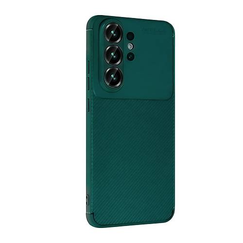 Galaxy S26 Ultra Auto Focus Karbon Kapak - Koyu Ye�il