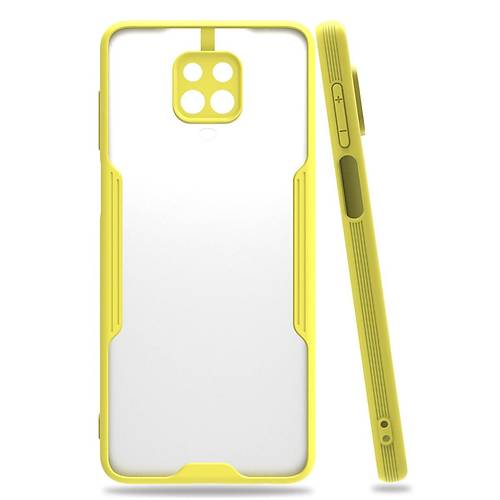 Redmi Note 9S K�l�f Platin Silikon - Sar�