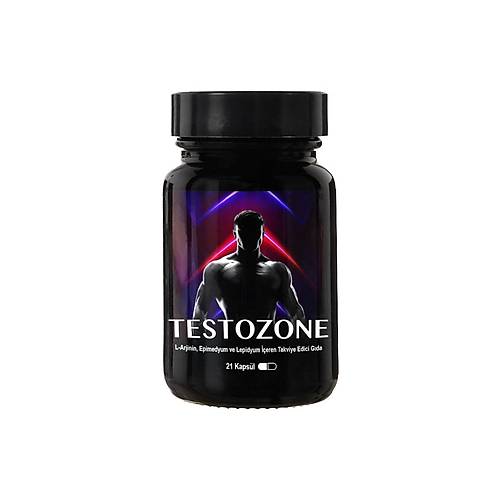 Testozone 1 Kutu Erkeklere �zel L-Argininli Lepidyumlu 21Li Form�l