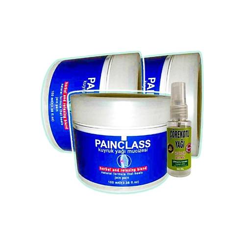 PAIN CLASS Kuyruk Ya�� Kremi x 3 adet + ��rek Otu Ya�� 30 ml