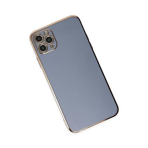iPhone 11 Pro Max K�l�f Volet Silikon - Mavi