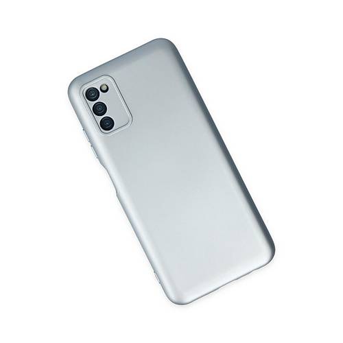 Galaxy A03S K�l�f Nano i�i Kadife Silikon - Sky Blue
