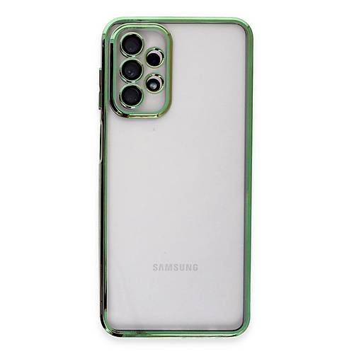 Galaxy A23 4G K�l�f Razer Lensli Silikon - Ye�il